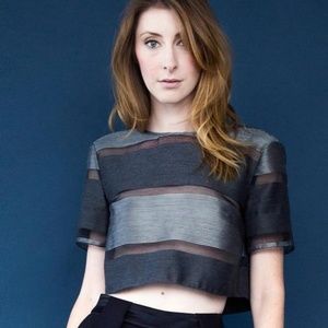 LILLIAN TOP IN STRIPE by VIVIAN CHAN